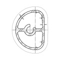 Inlet Tube - 2210121147 Handle tube h=1668 [Electrolux Aeg]